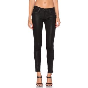 Hudson Krista Coated Skinny Jeans